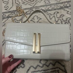 NWT Altar’d State White and Gold Crossbody Purse